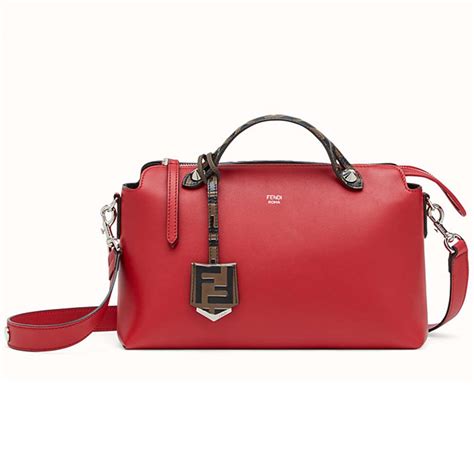 fendi boston bags red|fendi boston bag vintage.